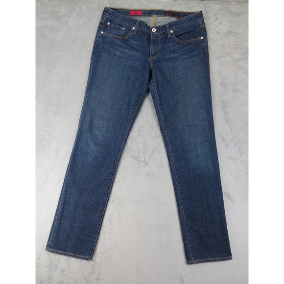 Ag Adriano Goldschmied Denim - AG Adriano Goldschmied The Stilt Women's Jeans Size 31R Straight Leg USA
